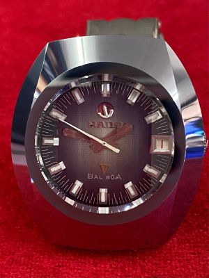 RADO BALBOA 25 jewels Automatic ฝาหลังเหรียญทอง ตัวเรือนคาไบรท์ นาฬิกาผู้ชาย มือสองของแท้