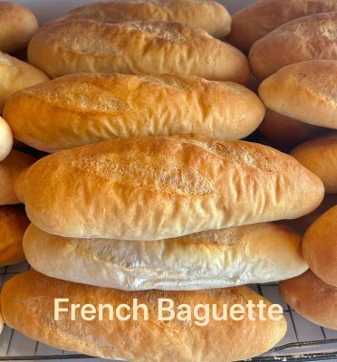 French Baguette 150g weight before baking (set of 8 pcs) European homemade bakery