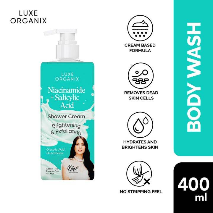 Luxe Organix Niacinamide Bodywash 400g Lazada PH