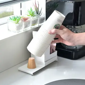 Wall hanging with disposable paper cups