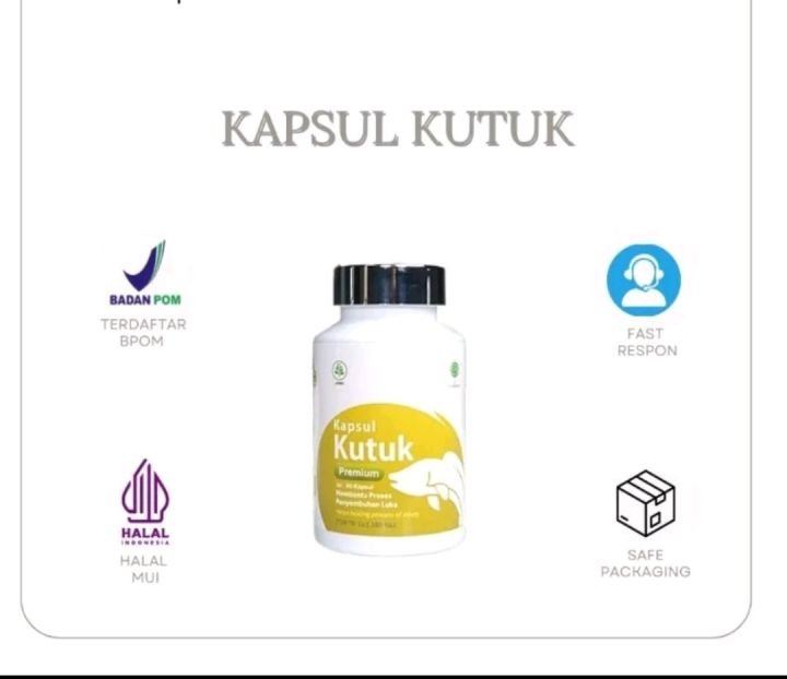 Kapsul Kutuk 100 Original Kapsul Pengering Luka Diabetes Bekas