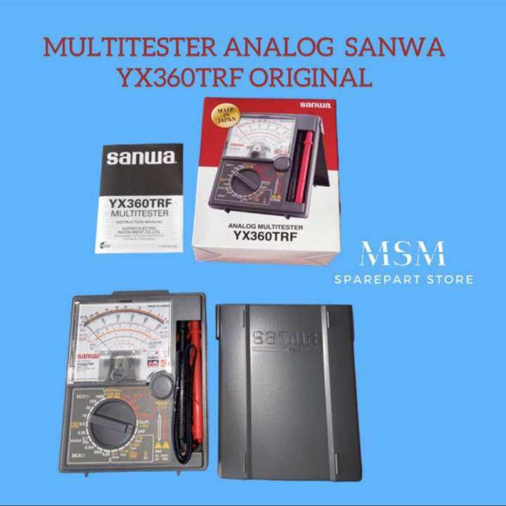 MULTITESTER ANALOG SANWA YX360TRF ORIGINAL | Lazada Indonesia