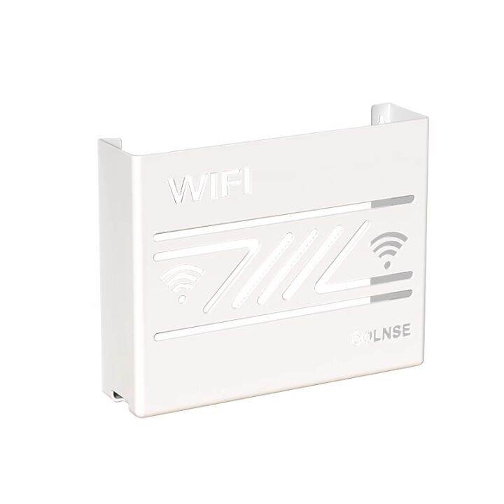 WiFi Router Storage Box Shelf WallMounted PunchFree Living Room Wall