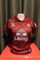 New เสื้อกีฬาหญิงทีมบุรีรัมย์ สีแดงลายพราง ขนาดฟรีไซร์