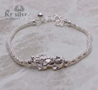 Kr silver  /貔貅  ปี่เซียะ เงินแท้  "เทพแห่งโชคลาภ”