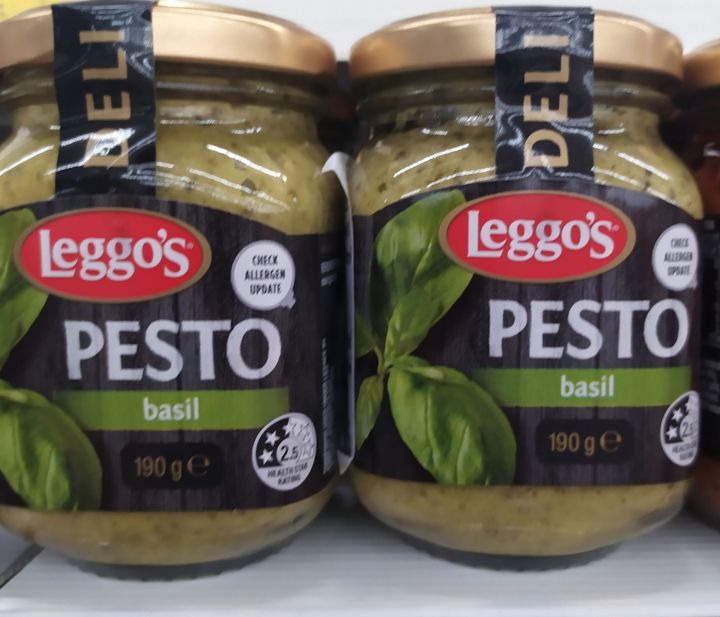 #ส่งฟรี# Leggos Pesto Basil ผลิตภัณฑ์คลุกพาสต้า รสโหระพา 190*1ขวด