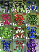 ชุดสีw110iปี2009-2012มีจำนวน13ชิ้น สีล้วนสีตัด