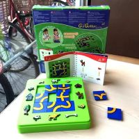 ?Kids learning⭐บอร์ดเกมส์ เกมส์กระดาน Go Getter Cat and Mouse Game Board Cartoon Puzzle Maze Intelligence Game