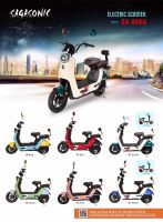 จักรยานไฟฟ้า สกู๊ตเตอร์ไฟฟ้า ประกอบพร้อมขับขี่ รุ่น Electric Scooter SA-806Q พร้อมBattery48V12Ah สำหรับผู้ใหญ่รับน้ำหนักได้ 150kg.พร้อมเบาะขาปั่นและกระจก