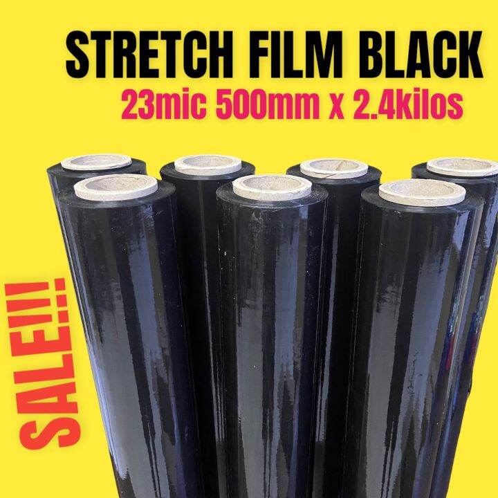 Stretch Film Black (2.3kilos) sold per Pc Lazada PH
