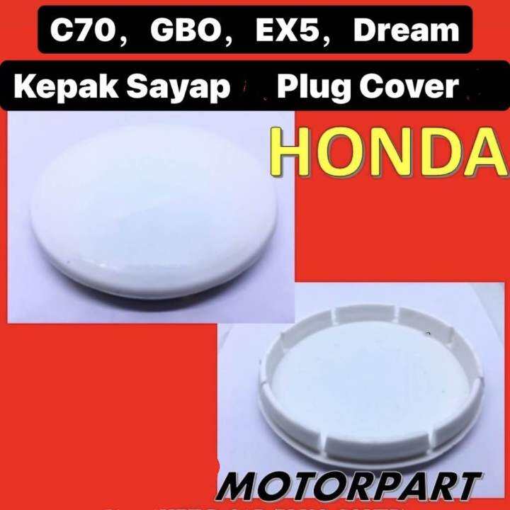 PLUG COVER / CAP / KEPAK COVER EX5 DREAM GBO C70 LEGSHIELD KEPAK SAYAP