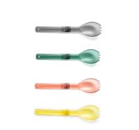 Fire Maple Color Tritan Spork ช้อนส้อมหลากสี มาแบบแพ๊กคู่