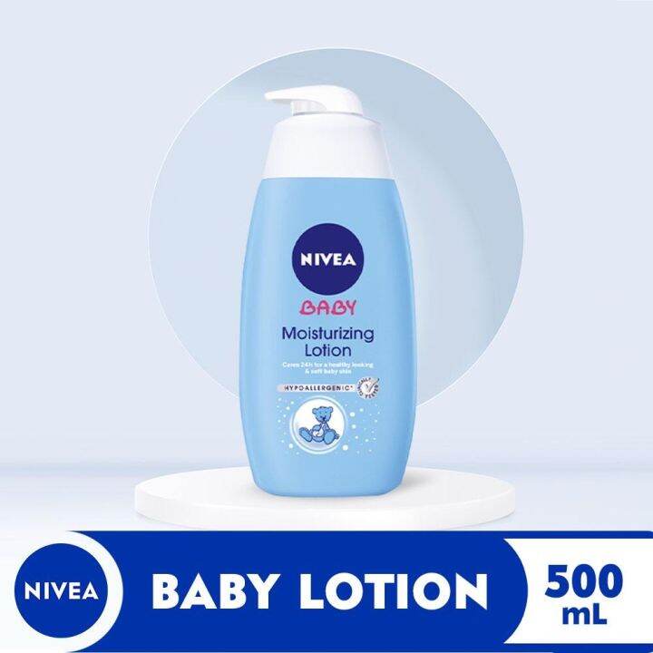 NIVEA Baby Hypoallergenic Moisturizing Lotion, 500ml Lazada PH