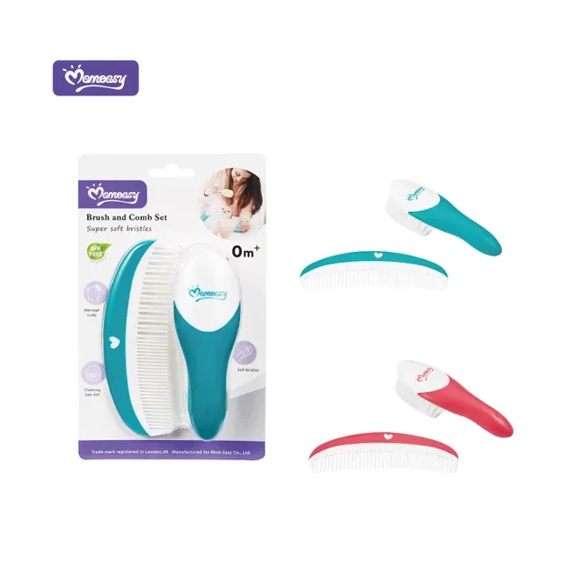 Momeasy Deluxe Baby Hair Com and Baby Hair Brush Set Lazada PH