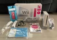 งานกล่อง Nintendo Wii สีขาว “Wii Party” สินค้าแท้จากญี่ปุ่น อุปกรณ์ครบ เล่นผ่านหม้อแปลงไฟ (สเตปดาวน์)