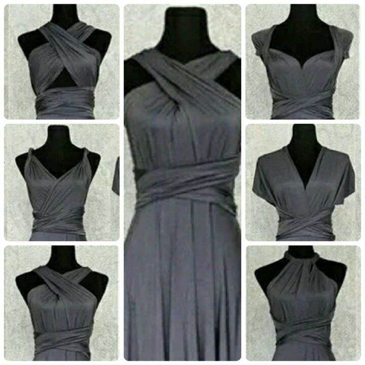 Dark gray hotsell infinity dress