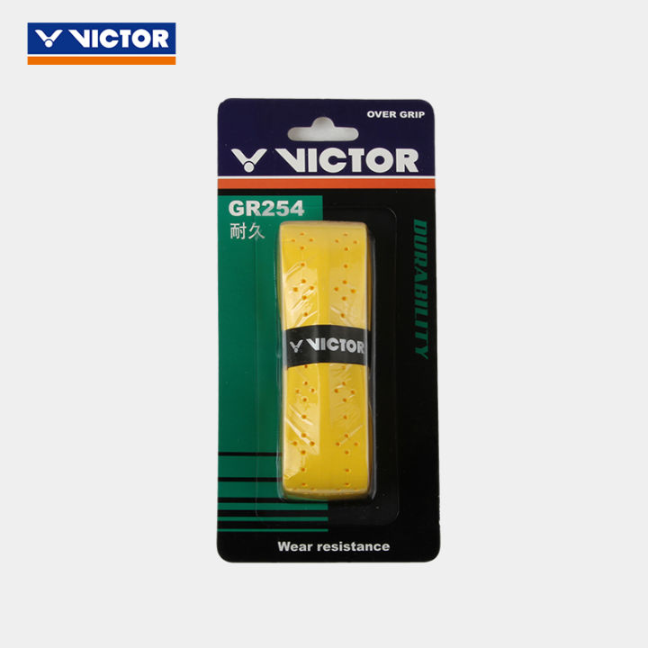 ของแท้จากเว็บไซต์ทางการ-victor-victor-victor-ไม้แบดมินตันยางมือดูดซับเหงื่อระบายอากาศโช้คอัพทนต่อการเสียดสี-gr254