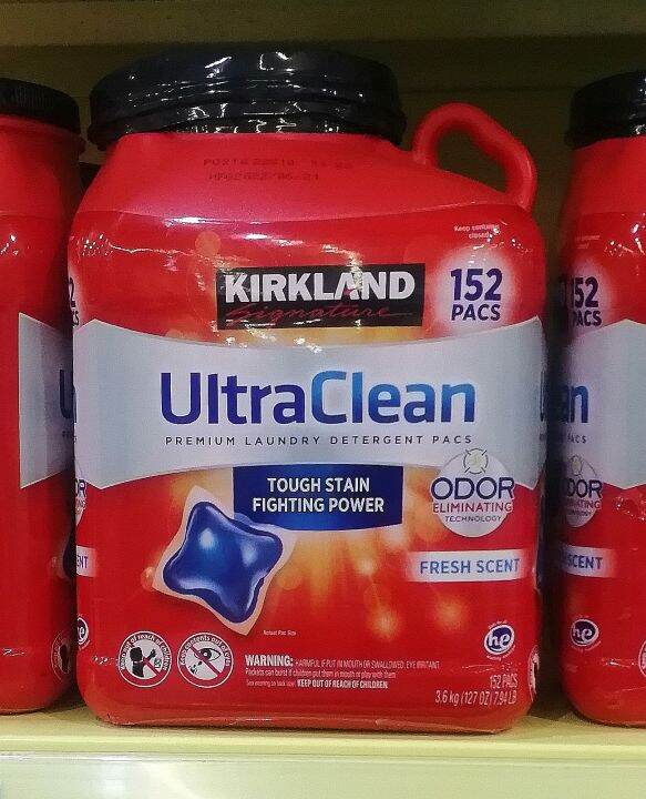 Kirkland Signature UltraClean Premium Laundry Detergent 152 Pods
