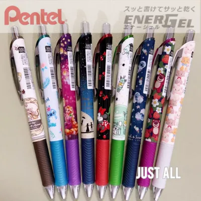 Pentel Energel × Disney Store ปากกาหมึกเจลสีดำ 0.5mm