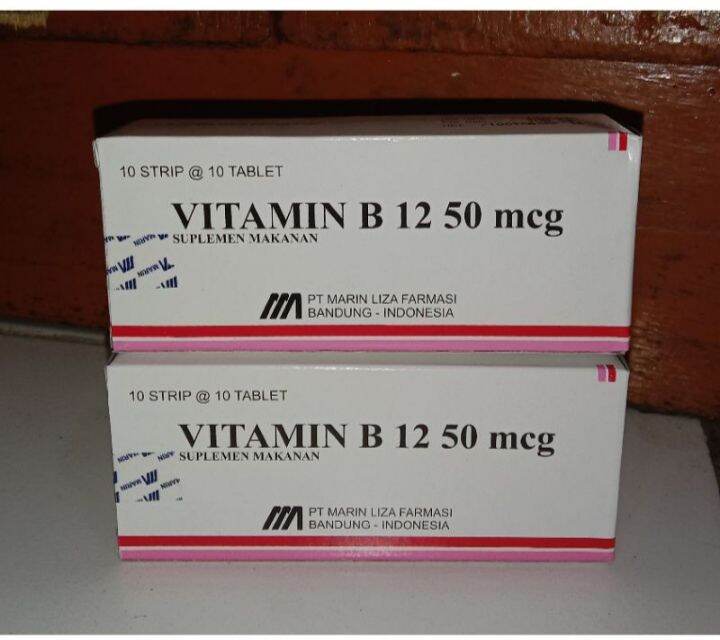 Vitamin B12 50mcg Tablet 10 Strip | Lazada Indonesia