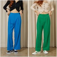 (พร้อมส่ง) COLOUR MATTER l Endlessly Long Leg Pants กางเกงขายาวเอวสูง