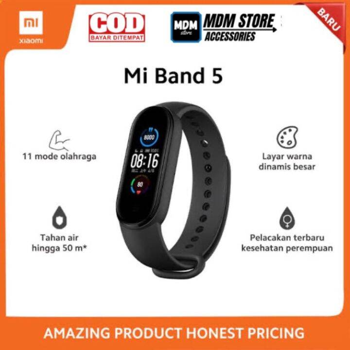 Smartband Xiaomi Mi Band 5 Global Version | Lazada Indonesia