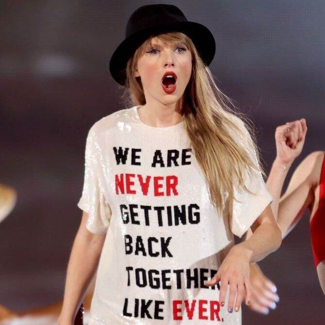 Surprising Taylor Swift We Are Never Getting Back Together Shirt Photos