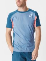 เสื้อเทนนิส Asics Mens Paris Match Colorblock Crew