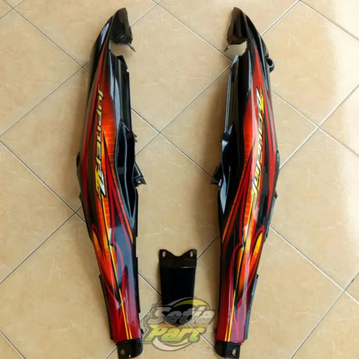 Cover body dek bodi belakang plus striping YAMAHA JUPITER Z NEW BURHAN