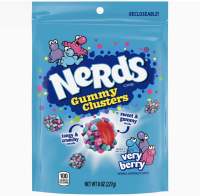 (ของแท้100%) พร้อมส่ง! Nerds Gummy Clusters 226g. (1ซอง)