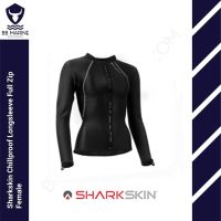 BB Marine เสื้อเว็ทสูทแขนยาวผู้หญิง Sharkskin Chillproof Longsleeve Full Zip Female