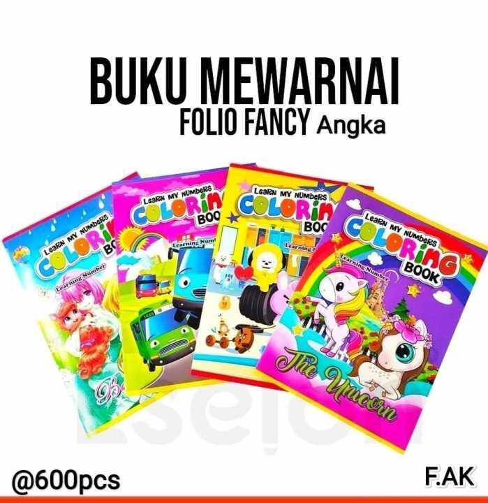 Buku Mewarnai Jumbo Angka | Lazada Indonesia