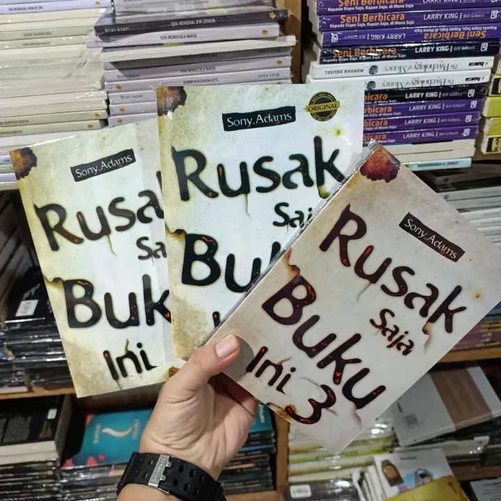 Paket 3 Buku RUSAK SAJA BUKU INI - Sony Adams | Lazada Indonesia