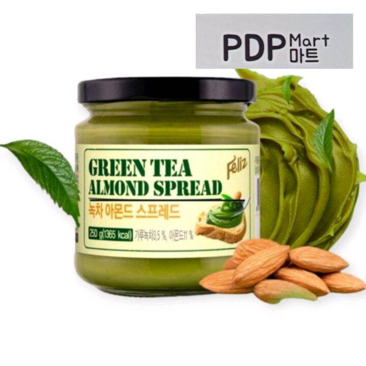 Feliz Green Tea Almond Milk Spread 250g Lazada PH