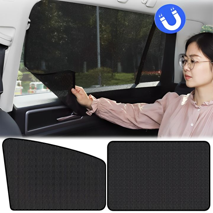 Car Magnetic Window Cover Car Sunshade Uv Protection Universal Windscreen Folding Sunshade