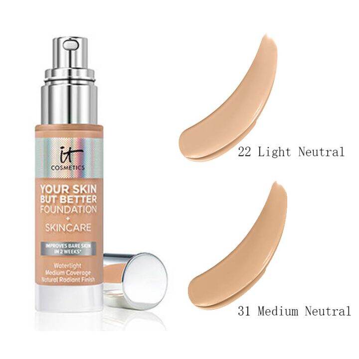 IT Cosmetics Your Skin But Better Foundation + Skincare, 31 Medium ...