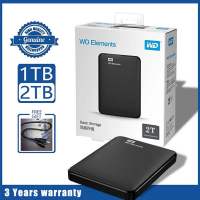 【Ready Stock】External Hard Disk Western Digital HDD 2TB ฮาร์ดดิสพกพา ขนาด2.5" USB 3.0  ฮาร์ดไดรฟ์คุณภาพสูง