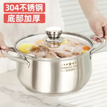 Thick Stainless Steel Pot Steamer  Induction Cooker Steam Cooker -  Universal Cooking - Aliexpress