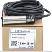 BR100-DDT BR100DDT  Photo sensor M18 ชนิด NPN ระยะจับ 10CM ไฟ12-24VDC