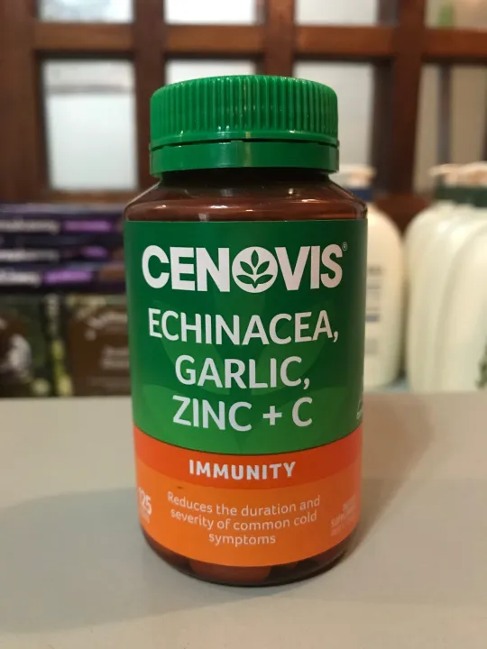 Cenovis Echinacea, Garlic, Zinc + C for Immunity 125 tablets Lazada PH