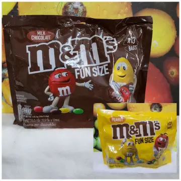 M&M'S Fun Size Milk Chocolate, Peanut, Peanut Butter & Caramel Candy  Variety Pack, 30.35 oz/55 ct Bulk Candy Bag