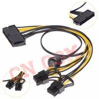 1PC ATX Power 24Pin คู่6 + 2 Pin 8 Pin On Off Switch Cable 6Pin 8Pin ชาย24 Pin หญิงสายไฟ