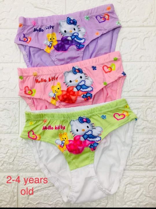  Packs Of 6 Toddler Girls Panties Underwear Assorted