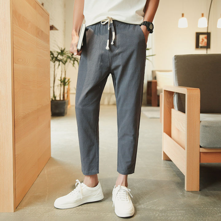 The Mens Cropped Pants Trend Defines CasualCool  The Mom Edit