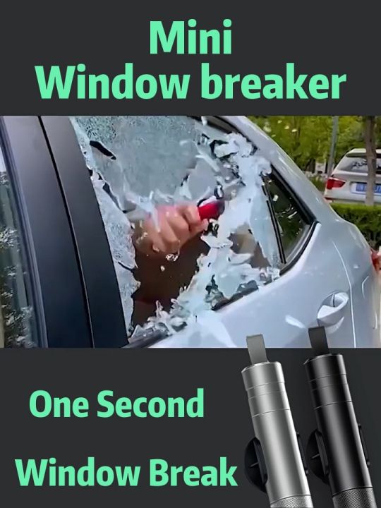 Mini Car safety hammer cuttable seat belt car emergency escape