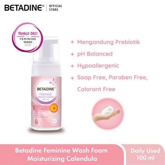 BETADINE FEMININE WASH FOAM 100ML Lazada Indonesia