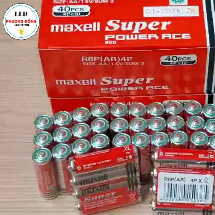 Pin 2A (AA) Pin tiểu Super Maxell Đỏ 1.5V | Lazada.vn