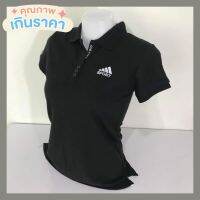 ?เสื้อโปโลผู้หญิง? ปัก SPORT ? สีดำ? เนื้อผ้าคัตต้อลแท้ ทรงสวยเข้ารูปใส่สบายผ้านิ่มดีมากๆ สินค้าขายดี ?ส่งของทุกวัน?