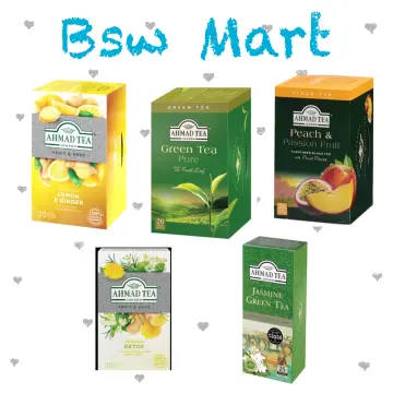 AHMAD TEA Green Tea 20 Tea Bags / Variety Flavours