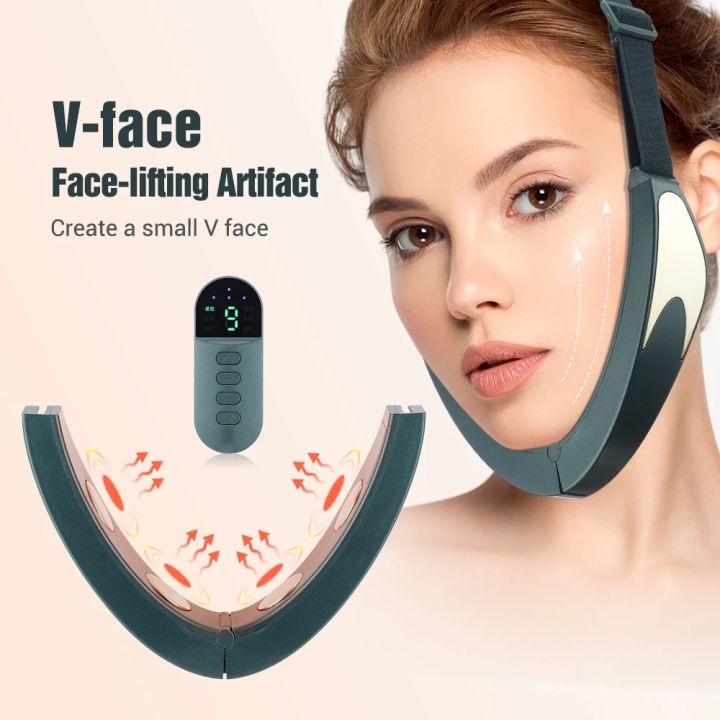 Ems V Line Face Lifting Slimmer Machine Face Lift Skin Tightening V Shape  Double Chin Removal Cheek Lift Up Beauty Care | Lazada